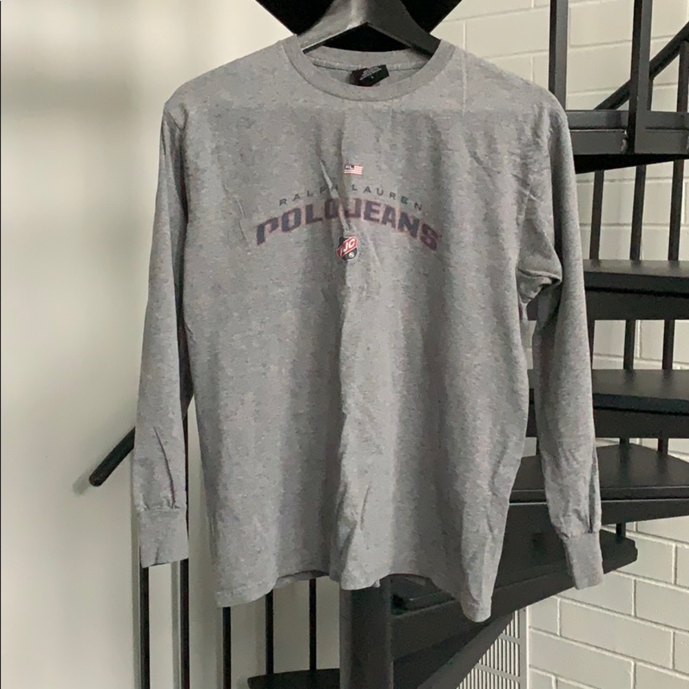 Ralph Lauren Polo Jeans long sleeve grey t-shirt